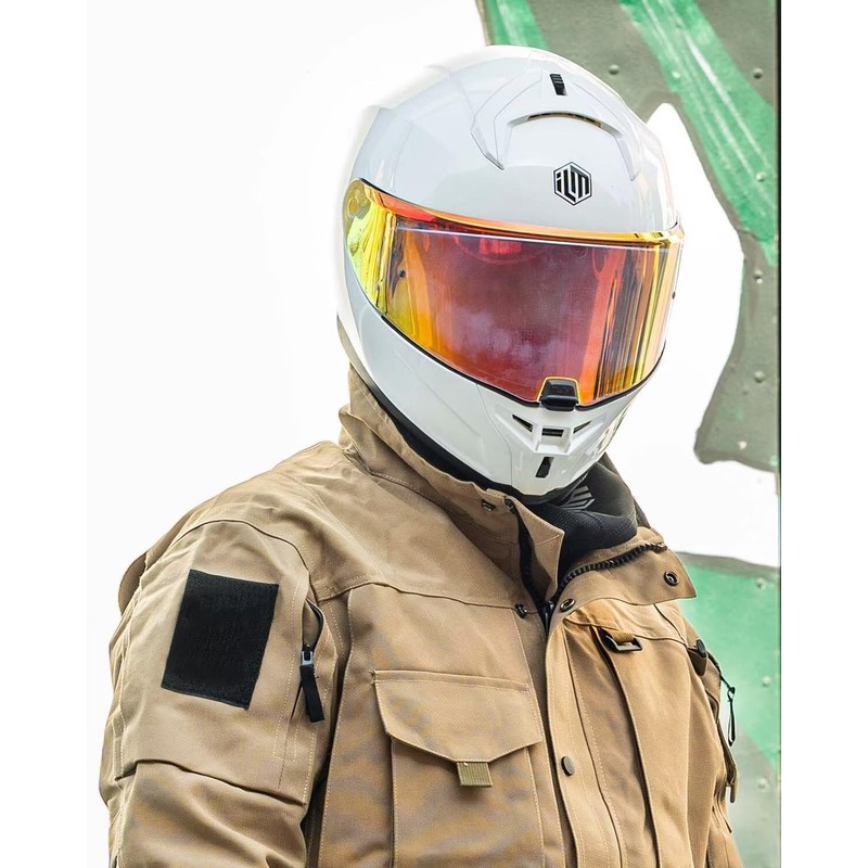 ILM Motorcycle Helmets Full Face for Men Women with Pinlock