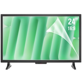 F FORITO 2-Pack 24 inch Matte Anti Glare Film for TV, Eye Protection Anti Reflection Shield Compatible with 24" TV with 16:9 Aspect Ratio