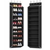 Over-the-Door Shoe Organizer for Space-Saving Storage – 10-Tier Deep Pocket