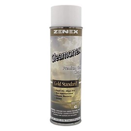 Zenex Gleamonex Premium Non-Ammoniated Glass Cleaner, 20 oz. can, 1 count, Brown (Model: 495205-1)