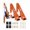 Chainsaw Holder -2 Pack- 180LB Heavy-Duty Alloy Steel Wall Mount