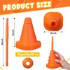 Gerrii Plastic Race Car Party Cups with Straws Construction Cone