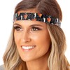 Hipsy Adjustable No Slip I Love Basketball Headbands for Women