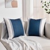 Modern Stripes Cushion Covers Decorative Square Throw Pillow Case Cotton