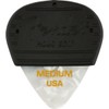 Fender Mojo Grip Picks, Celluloid, Medium, 3-Pack, White Moto