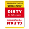 Dishwasher Magnet Clean Dirty Sign, Strong Clean and Dirty Magnet