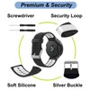 Watch Band for Garmin Approach S20/S5/S6, Forerunner 220/230/235/620/630/735XT, Soft Silicone
