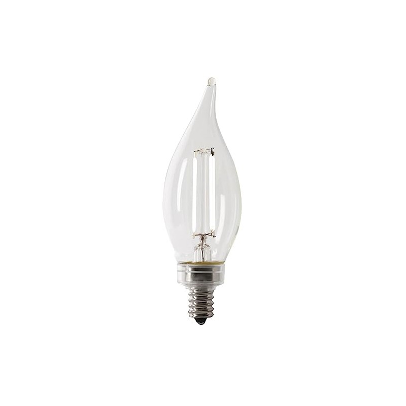 Feit Electric BPCFC40950CAWFIL/4 Daylight Flame Tip Exposed White Filament LED