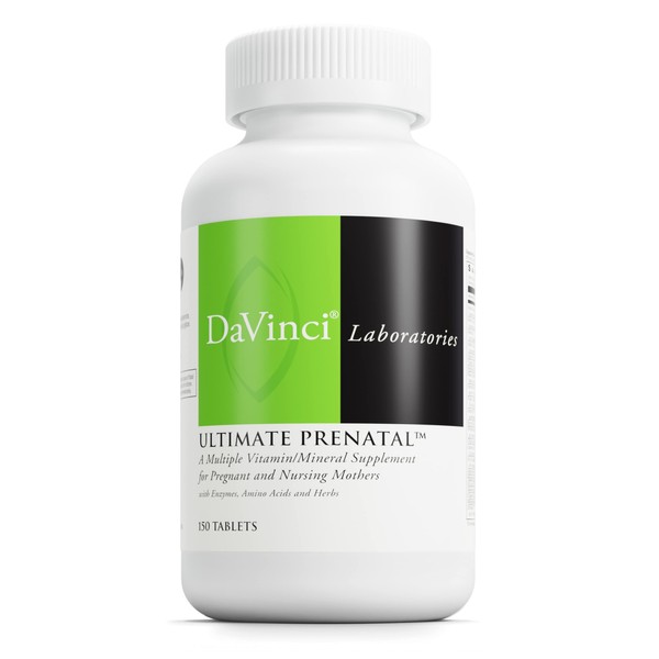 DaVinci Labs Ultimate Prenatal - Nutritional Supplement for Pregnant Women and Nursing Mothers to Support Healthy Pregnancy and Lactation* - With Vitamins, Minerals, Amino Acids and More - 150 Tablets