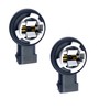2 Pcs Tail Light Sockets,Rear Tail Light Bulb Plug Socket