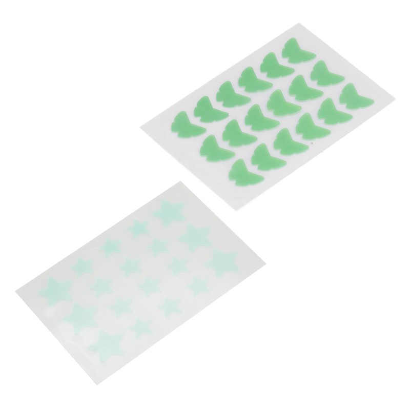36Pcs Hydrocolloid Pimple Pads Covering Isolating Healing Cartoon Shape Cute