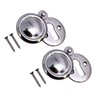 TERF® Polished Chrome Escutcheon Covered 35mm Keyhole Cover Escutcheon including
