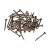 sourcing map Pack of 50 Small Brass Nails 1.2 x