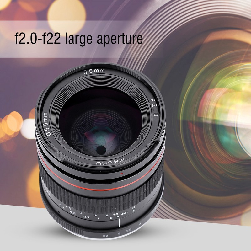 35mm F2 Large Aperture Manual Focus Full Frame Prime Lens