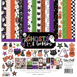 Echo Park Paper Ghosts and Goblins Collection Kit, Multi