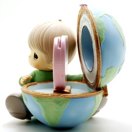 Precious Moments Figurine with Mini Photo Frame