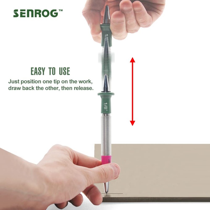 SENROG 2-Pieces Spring Tools, Hammerless Spring Punch Tool, Hinge Pin