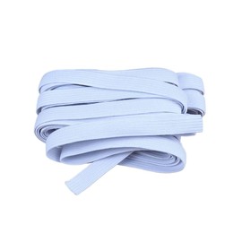 Banda elástica plana de 10 metros para coser ropa, pantalones, accesorios, cinturón elástico, tela de costura para manualidades, color blanco, 10 mm x 10 metros