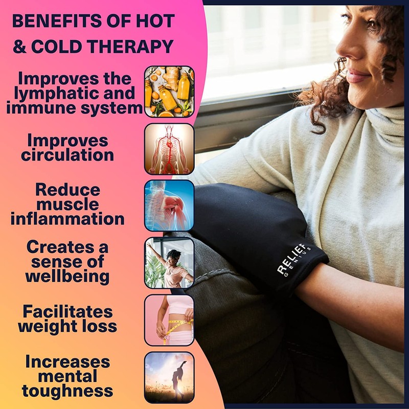 Relief Genius Cold Therapy Socks & Hand Ice Pack Cold