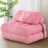 MAXYOYO Folding Sofa Bed, Convertible Sleeper Chair with Pillow Foldable