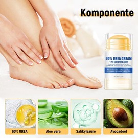 2025 Nuevo Crema Hidratante para Pies, Repara e Hidrata los Pies Secos y Agrietados, Exfoliating Moisturizing Foot Ointment, 40 ml (2)