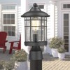 Emliviar 13 Inch Outdoor Post Light Waterproof Modern Lamp Post