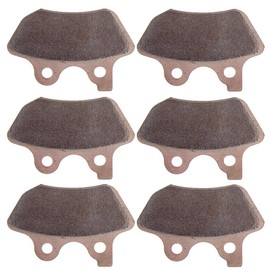 Motormagic Brake Pads For Night Train for Dyna 2000-2007, 3 Sets Front and Rear Brake Pads