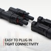 AIRTAK 4 PCS Solar Branch Connectors 1500V DC,IP67 Waterproof T