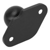 1 Inch Ball Mount Base Aluminum Alloy Rubber Universal Electronic