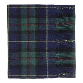 Oxfords Cashmere 100% Lambswool Plaid Tartan Scarf, Macleod