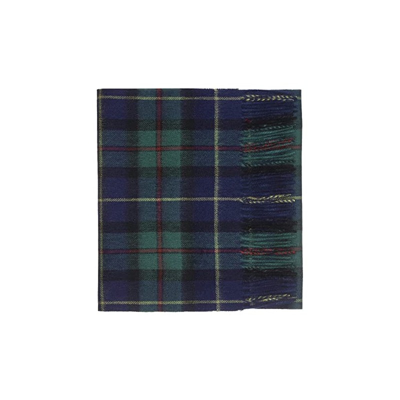 Oxfords Cashmere 100% Lambswool Plaid Tartan Scarf, Macleod