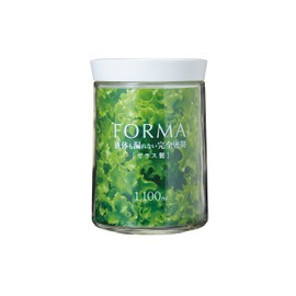 Asbel MG-1100 Sealed Glass Pot "Forma" White