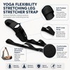 Yoga Stretching Strap for Flexibility Training – Multi-Loop Leg Stretcher