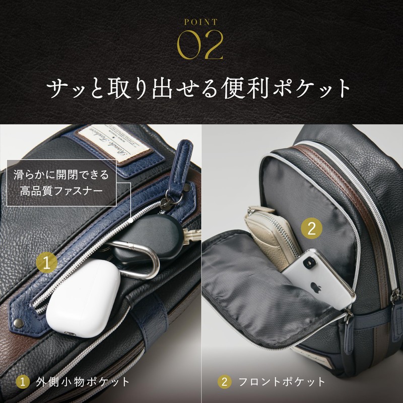 RONDE [Smart Bag for the Capable Adult] Crossbody Body Bag