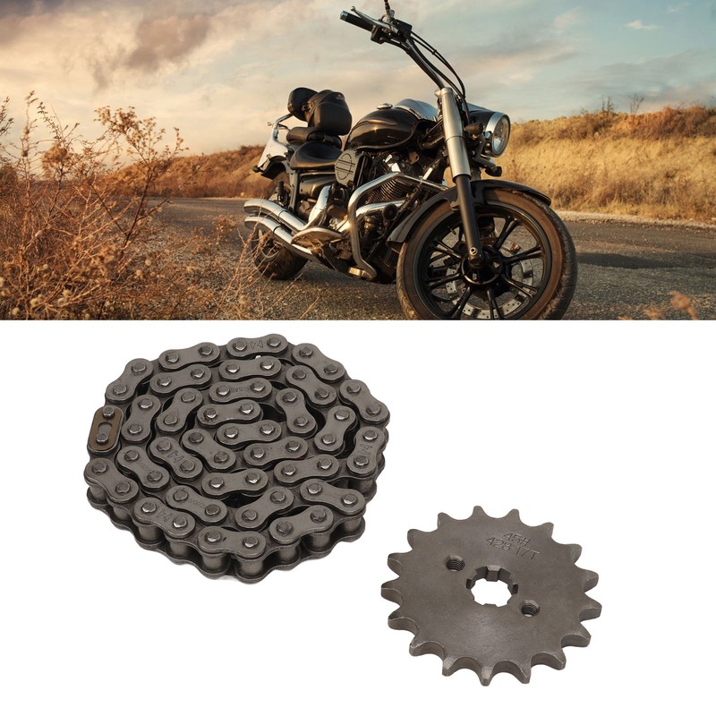 428 17T 17mm Sprocket 428 Drive Chain 60 Links Kit