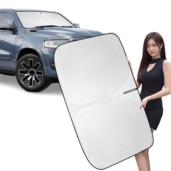 LANFAT Car Windshield Sun Shade for Blocks UV Rays Sun
