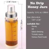 Matifaner Honey Dispenser No Drip, Maple Syrup Dispenser, Olecranon design,