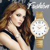 JewelryWe Elastic Watches for Women: Easy Reader Analog Big Dial