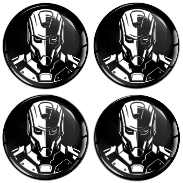 SkinoEu Set of 4 x 60 mm Sticker for Hub
