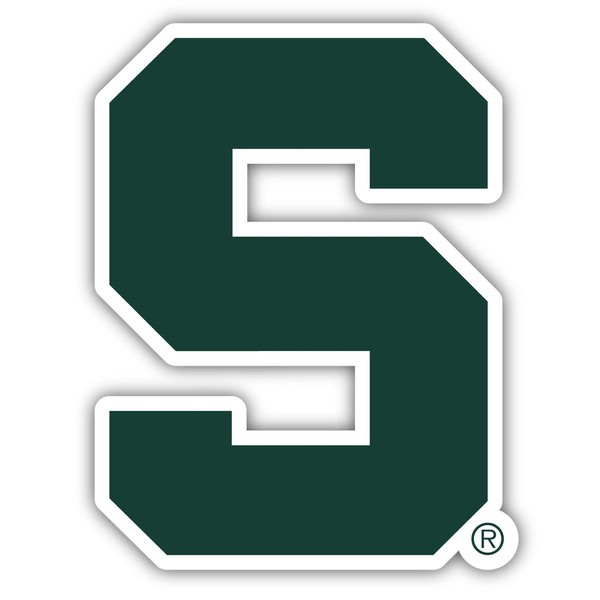 R and R Imports Michigan State Spartans 12 Inch Vinyl Decal Sticker