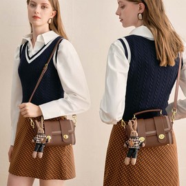 Bag Strap, Shoulder Strap for Bags, Bag Straps, Shoulder Strap for Bags, PU Leather, Width 1.8 cm, Length Adjustable 105-120 cm with Metal Hooks, for Handbags, Replacement Crossbody Bag, Bag Straps,