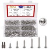 Rrina 214Pcs 304 Stainless Steel Button Head Torx Security Screws