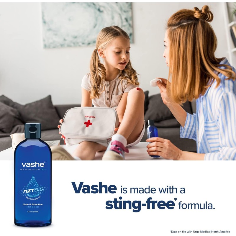 Vashe Wound Solution OTC | Pure Hypochlorous Acid-Preserved Wound Cleanser