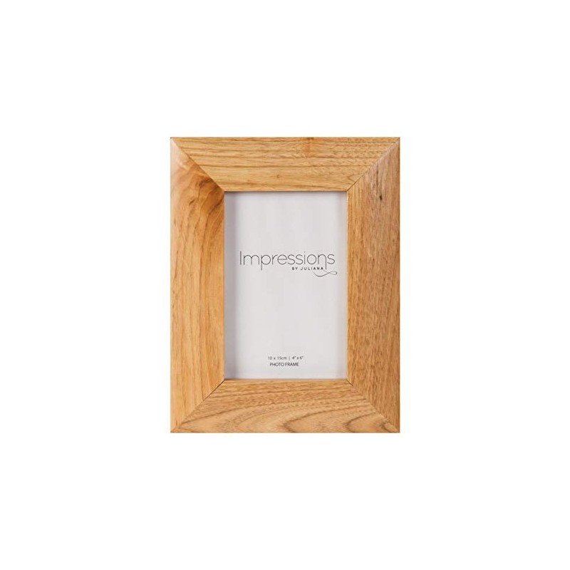 Impressions Photo Frame Wooden Oak 4" x 6"