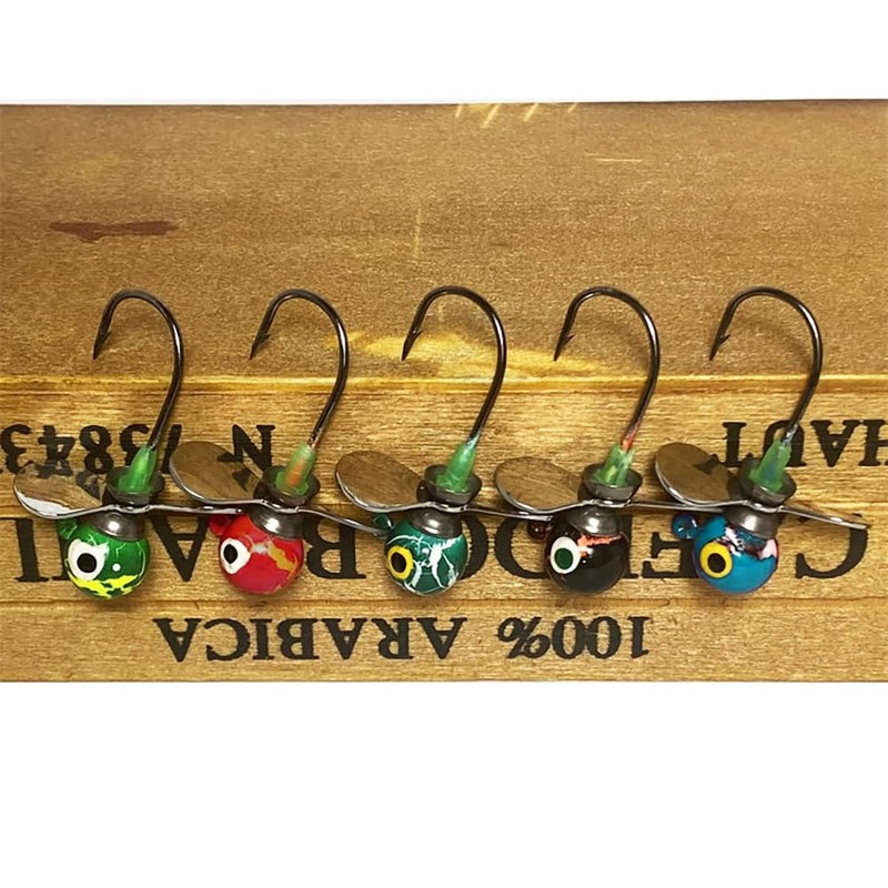 FANGBLUE Jig Head Hook 5g (3/16oz) Fishing Jigging Stainless Steel