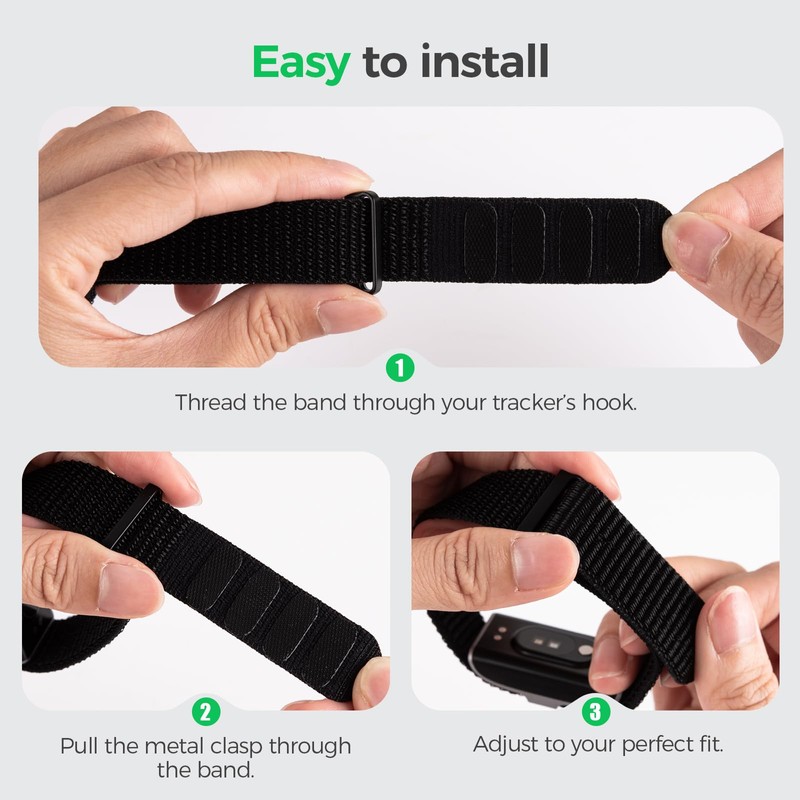 Tensea 3Pack Nylon Bands Compatible with Hume Health Band Replacement