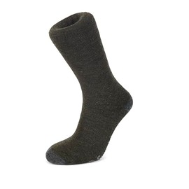 Snugpak Merino Wool Socks WGTE - Durable & Lightweight Thermal Socks with Terry Loop Cushioning - Breathable, Moisture-Wicking with Anti-Blister Design for Extended Use - 6-9 - Olive