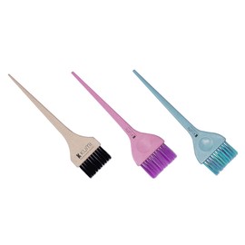 K Kumi Professional Beauty Wheat Eco-Friendly 3-Piece Wide Brush Set - Hair Colouring Tool Kit