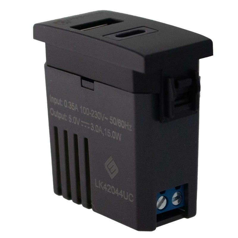 A2ZWORLD Dual USB Plug, USB Charger with 2 Ports Compatible