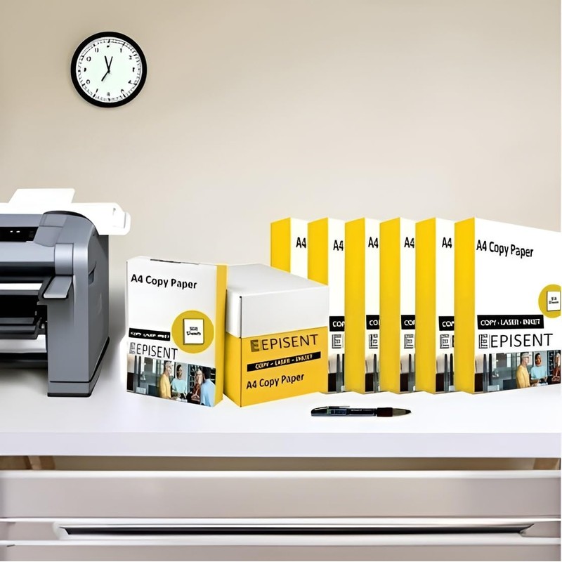 EPISENT A4 White Paper Sheets - 80gsm Bright White Paper